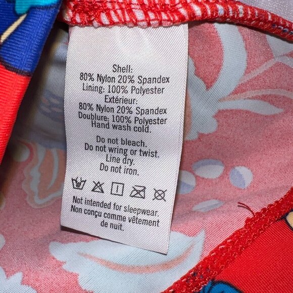 Janie and Jack Floral Short Sleeve Rash Guard Red Size 2T - Picture 3 of 4